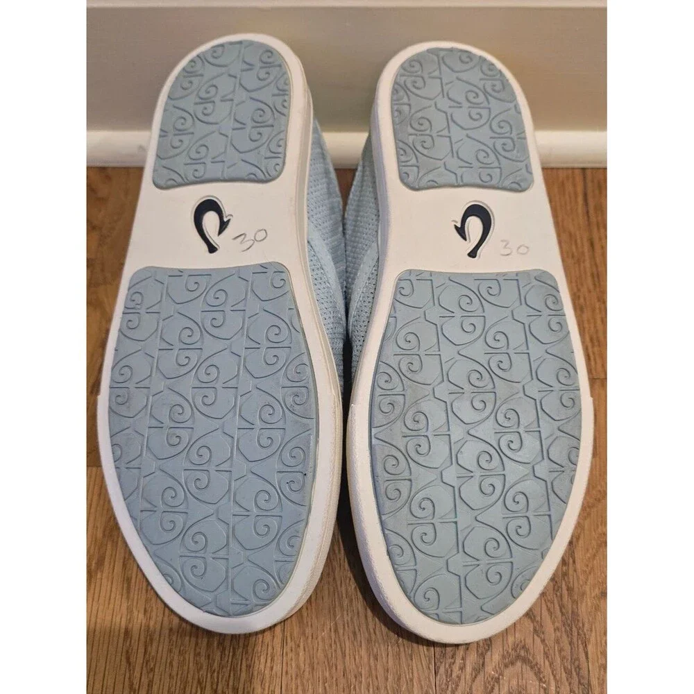 NWOB OluKai Women’s Pehuea Slip On Sneakers Swell Aqua Size 7